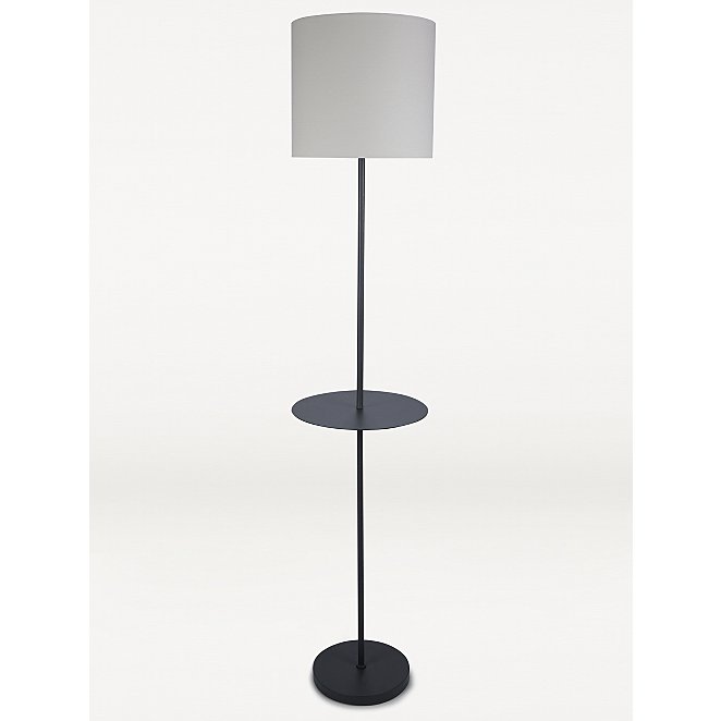 Grey Shelf Floor Lamp Home George, Square Floor Lamps With Shelves