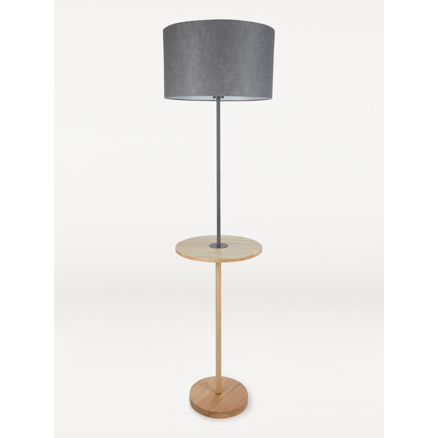 George Natural Shelf Floor Lamp