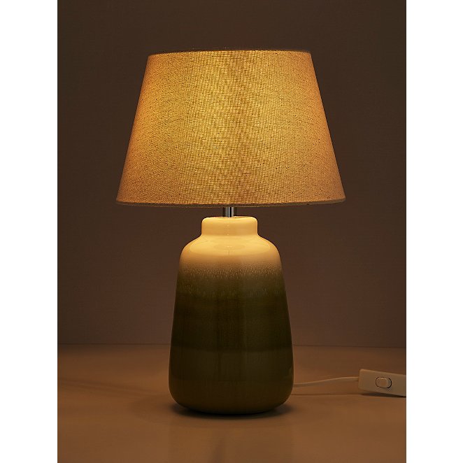 Green Reactive Glaze Table Lamp Home, Asda Brown Glass Table Lamp