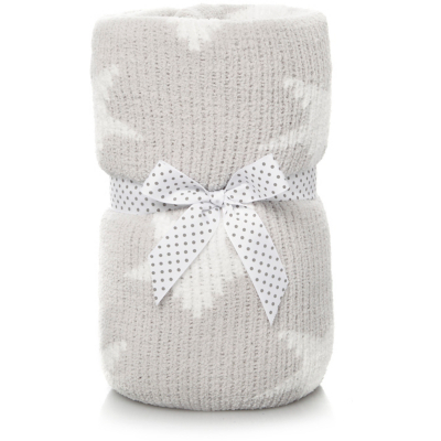Star Chenille Baby Shawl - 100cm x 70cm