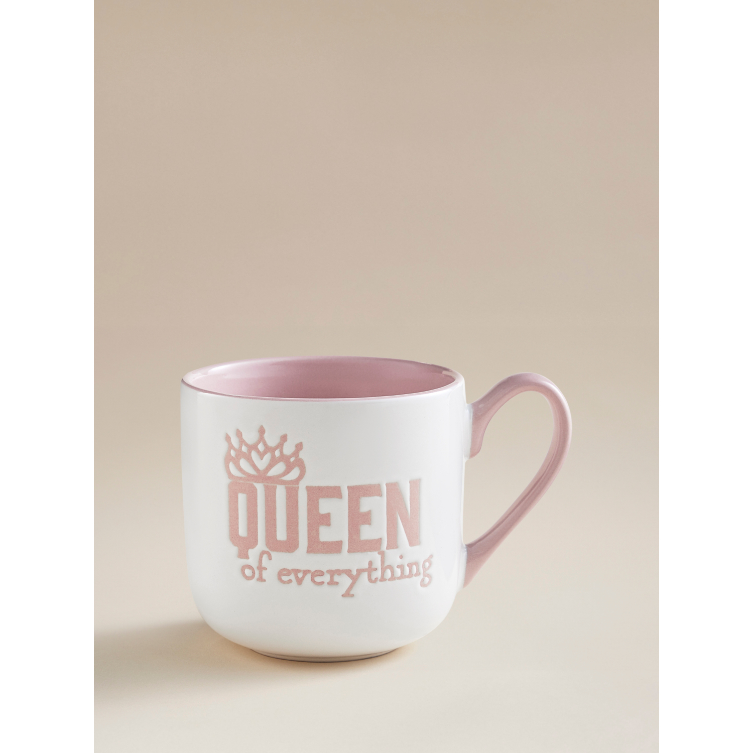 Queen Pink & White Pink Of Everything Mug
