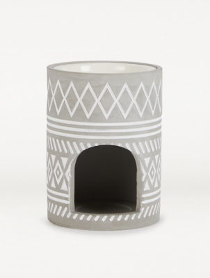 Grey & White Oil Burner Home at ASDA