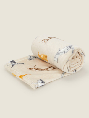 Grey Cat Super Soft Throw Home at ASDA
