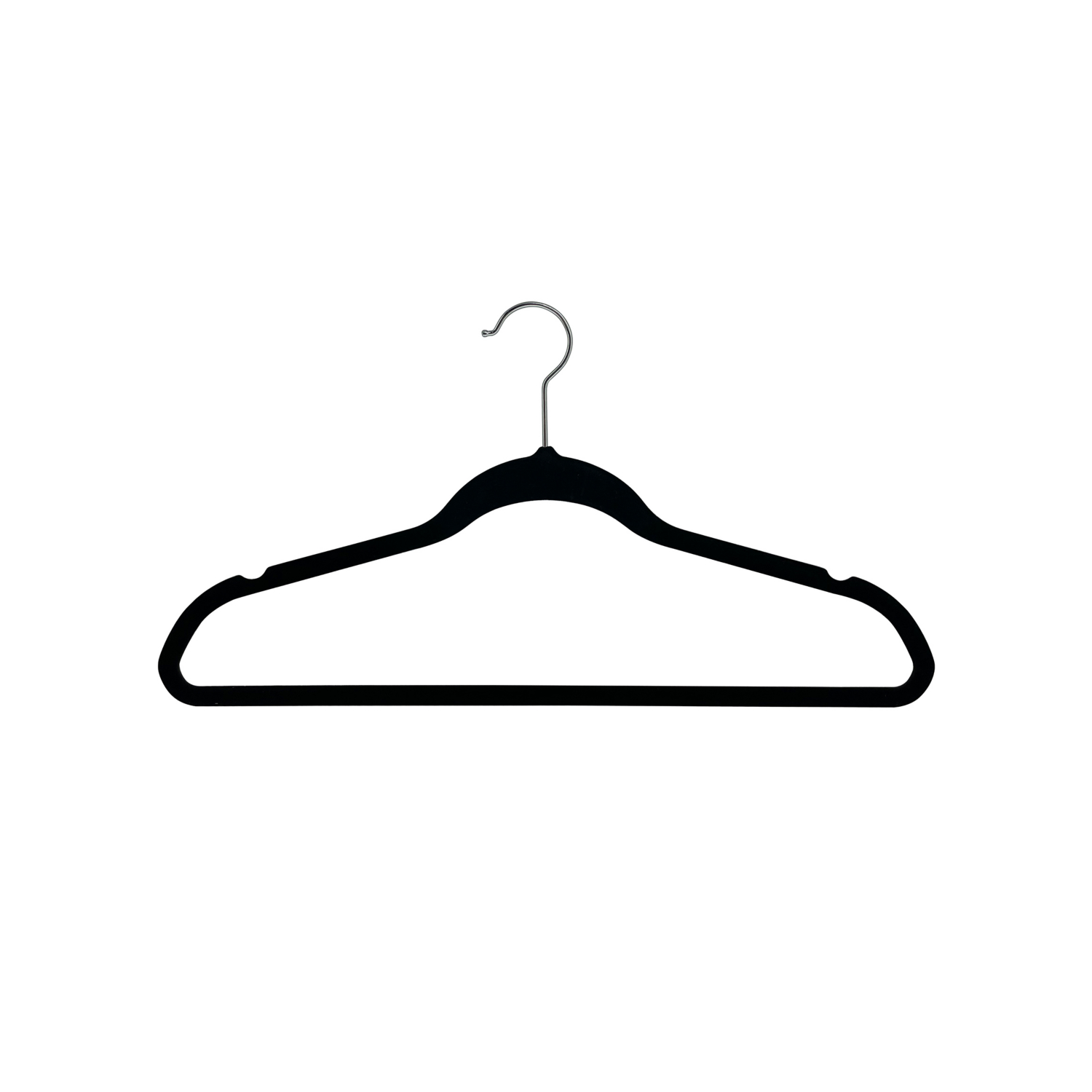 George Black Velvet Hangers 20 Pack