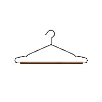Wood and Wire Hangers 20 Pack | Home | George at ASDA