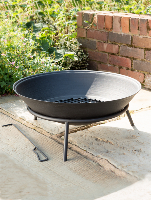 Expert Grill Cast Iron Firepit | Outdoor u0026 Garden | George at ASDA