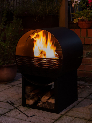 Expert Grill Designer Log Burner | Outdoor u0026 Garden | George at ASDA