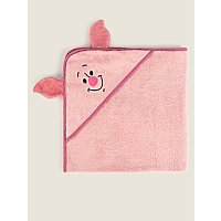 Disney Winnie the Pooh Piglet Pink Hooded Towel | Baby | George at ASDA