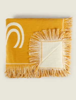 Yellow Rise & Shine Throw Home at ASDA