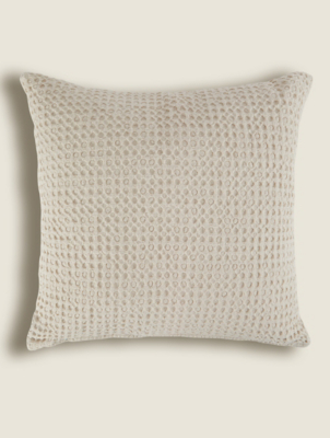 Waffle Cushion Home at ASDA