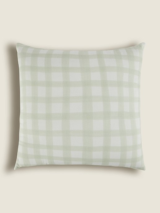 Gingham Check Outdoor Cushion | Home | George at ASDA