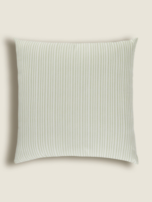 Green Thin Stripe Outdoor Cushion Home at ASDA