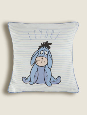 Disney Eeyore Dreaming Blue Cushion Home at ASDA