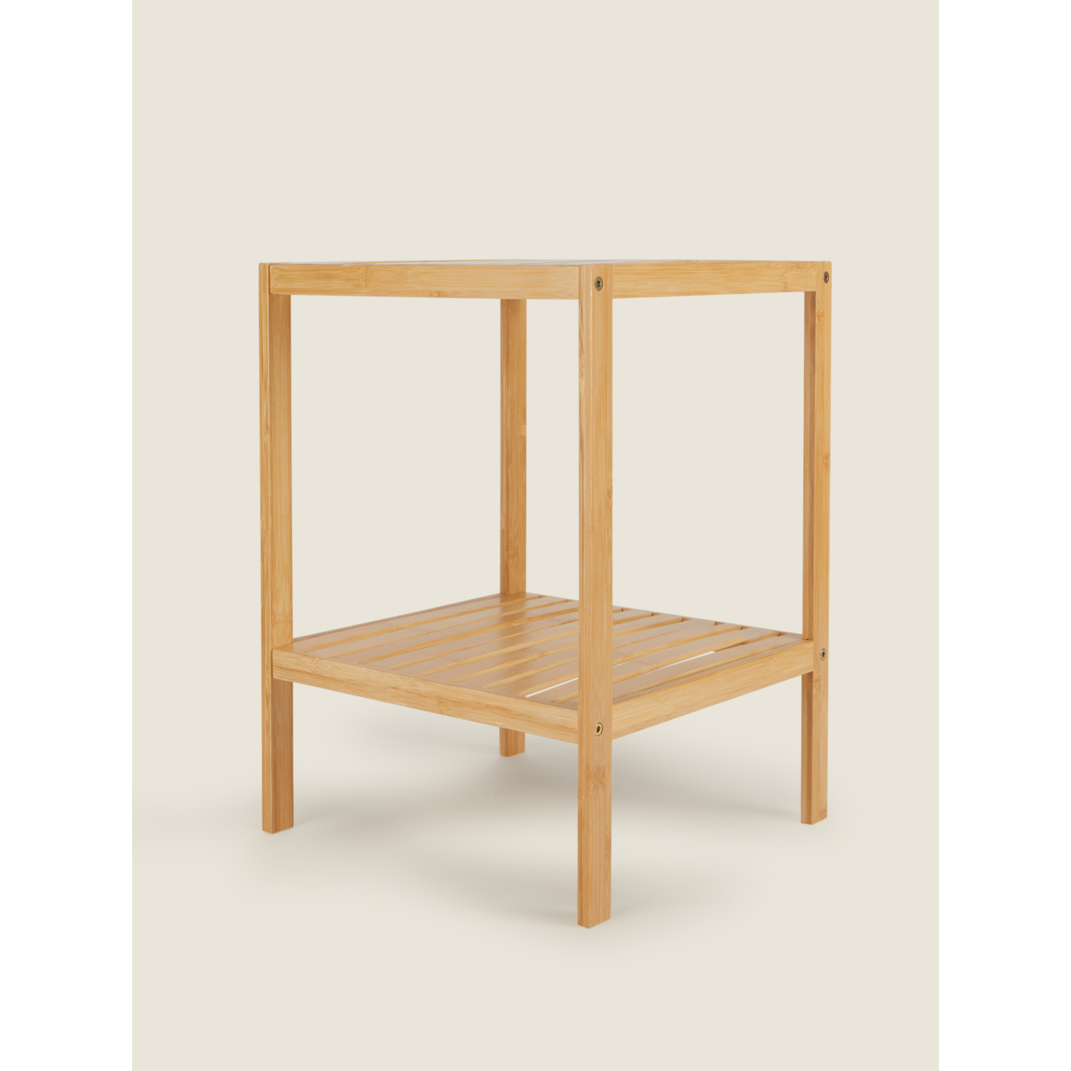George Natural 2 Tier Bamboo Storage Shelf