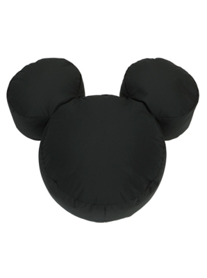 Disney Mickey MouseShaped Black Floor Cushion Home at ASDA