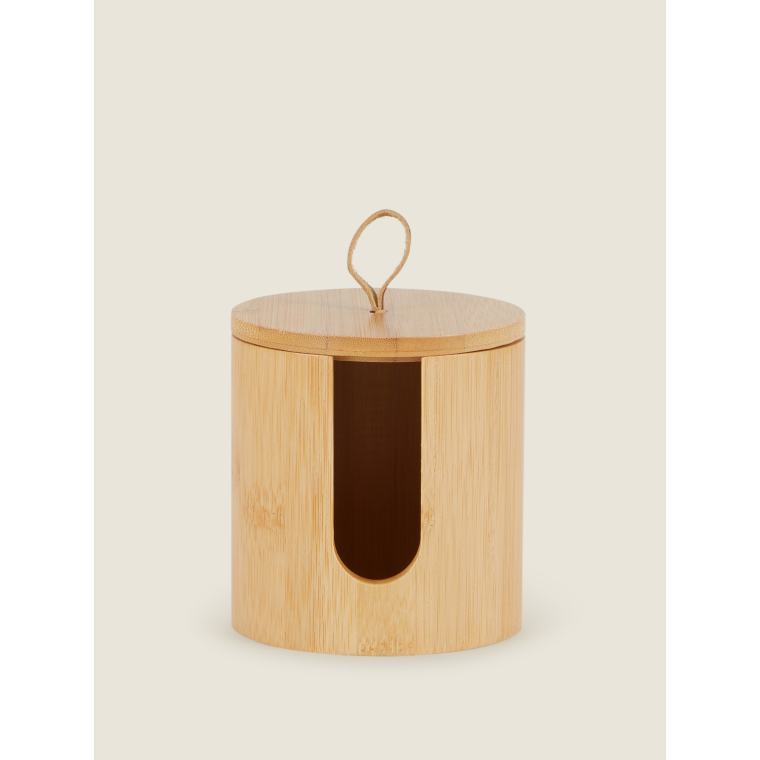 George Natural Bamboo Make Up Pad Storage