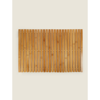 George Bamboo Bath Mat - Natural