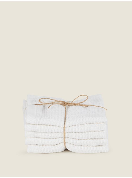 Just Home White Wash Cloth