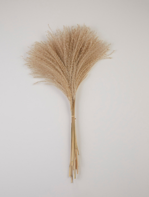 Natural Artificial Pampas With Lights Home at ASDA