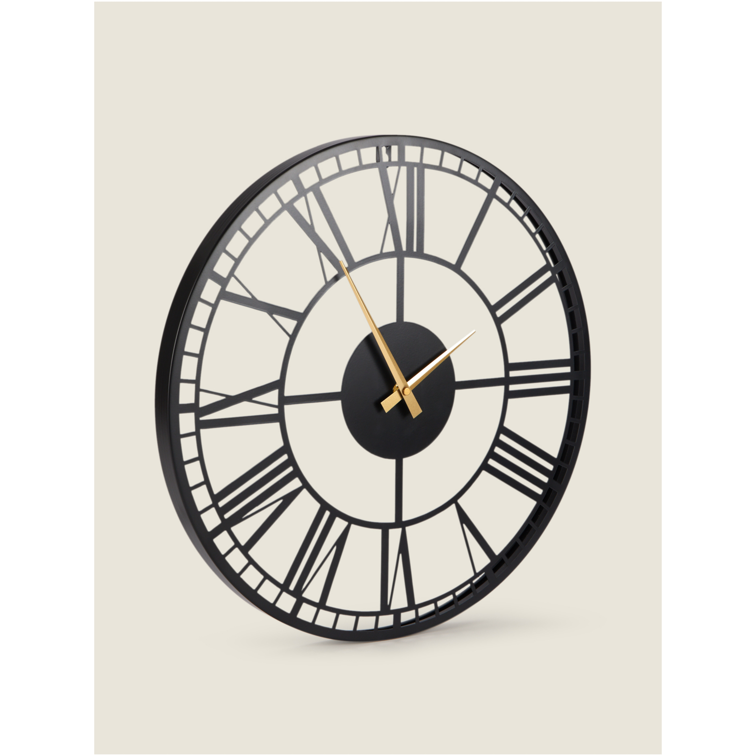 George Black Large Bling Wall Clock
