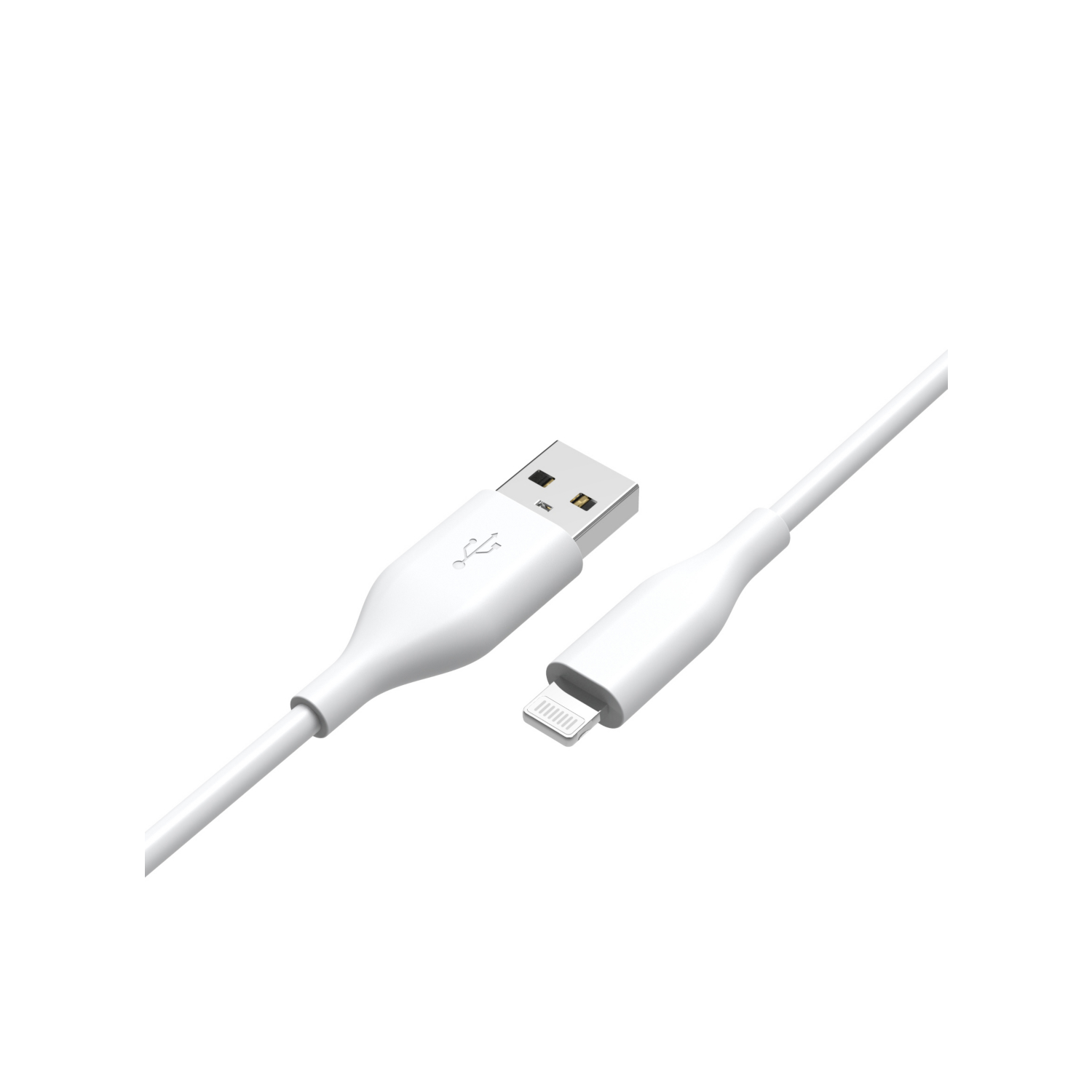 Asda White Tech Usb-A To Lightning Charger Cable
