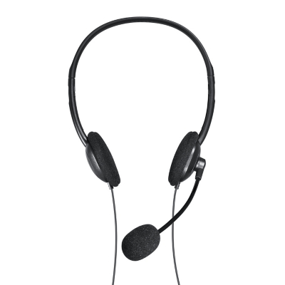 George Asda Tech Black Stereo Headset - Black