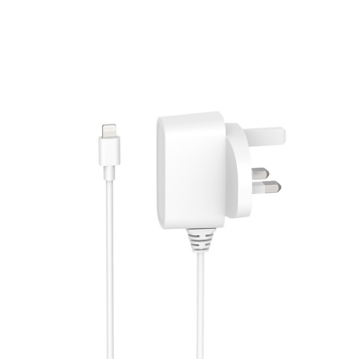 Connect Black Asda Tech Lightning Connector 12W Wall Charger