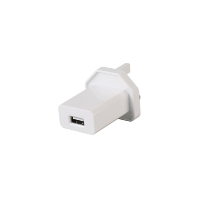 George Asda Tech White Small AC 12W Wall Charger - White