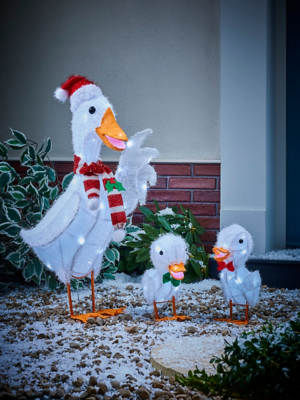 Red & White Christmas Ducks Light Christmas at ASDA