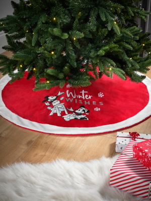 Disney Mickey & Minnie Mouse Christmas Tree Skirt Christmas