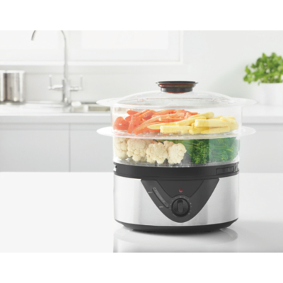George Food Steamer - Silver
