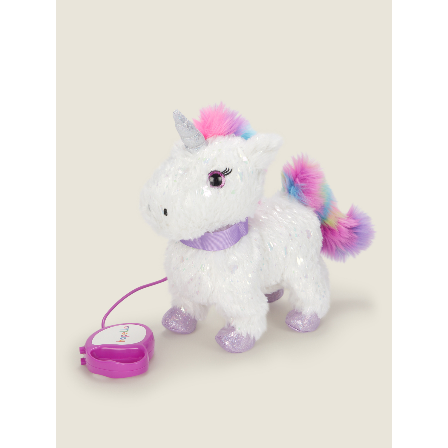 George Pink & White Hapello Walking Unicorn