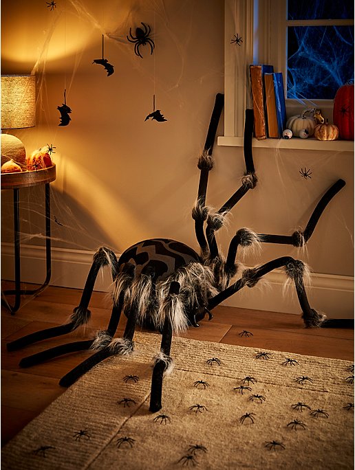 Black Halloween Giant Spider Decoration | Halloween | George at ASDA