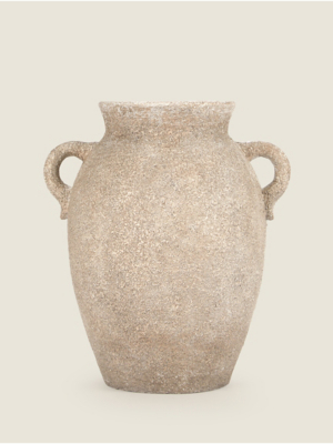 Stone Effect Greek Urn Vase Home at ASDA