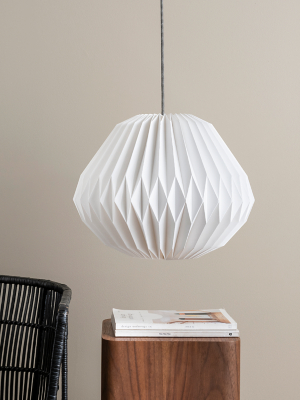 White Origami Paper Donut Lamp Shade Home at ASDA