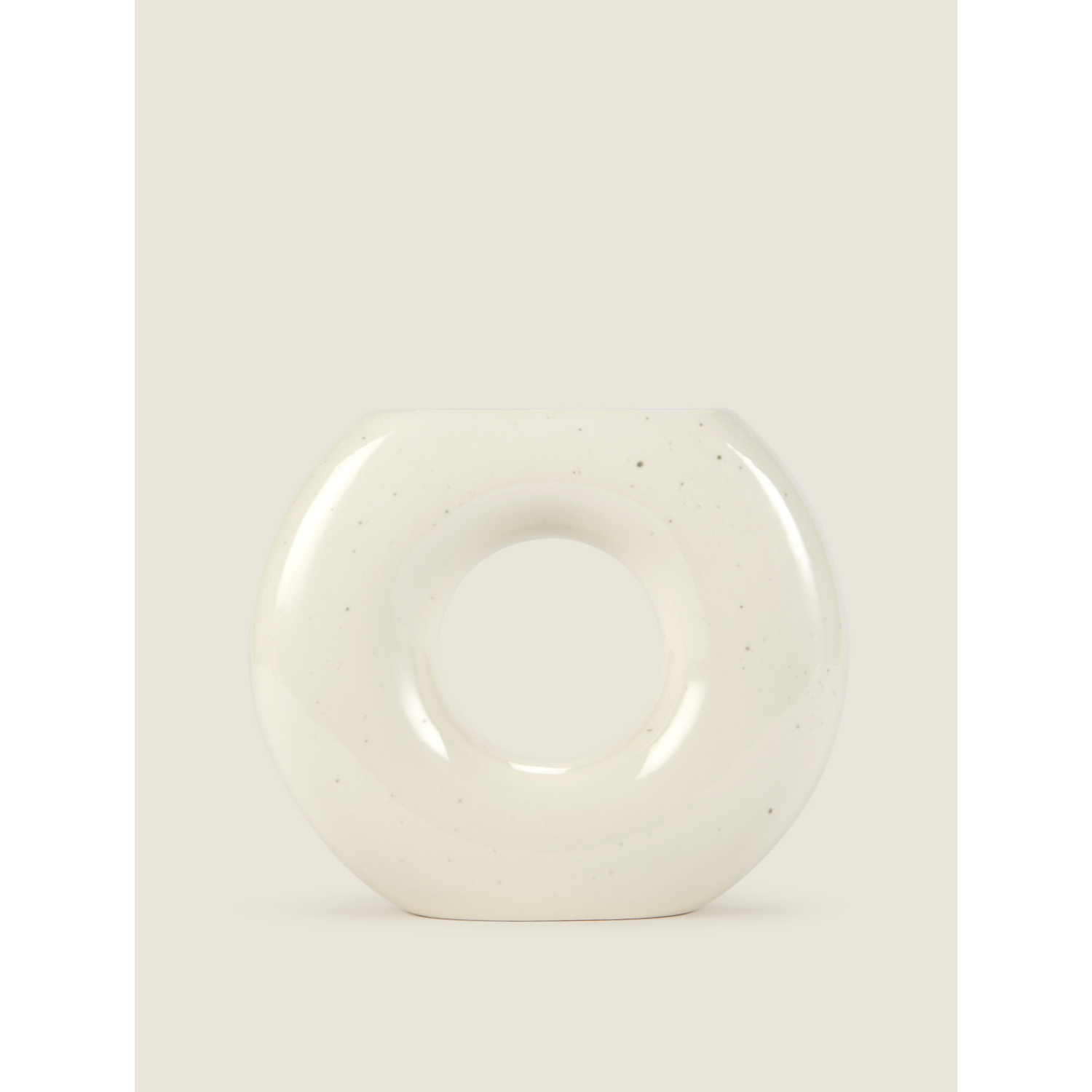 George White Round Speckled Vase