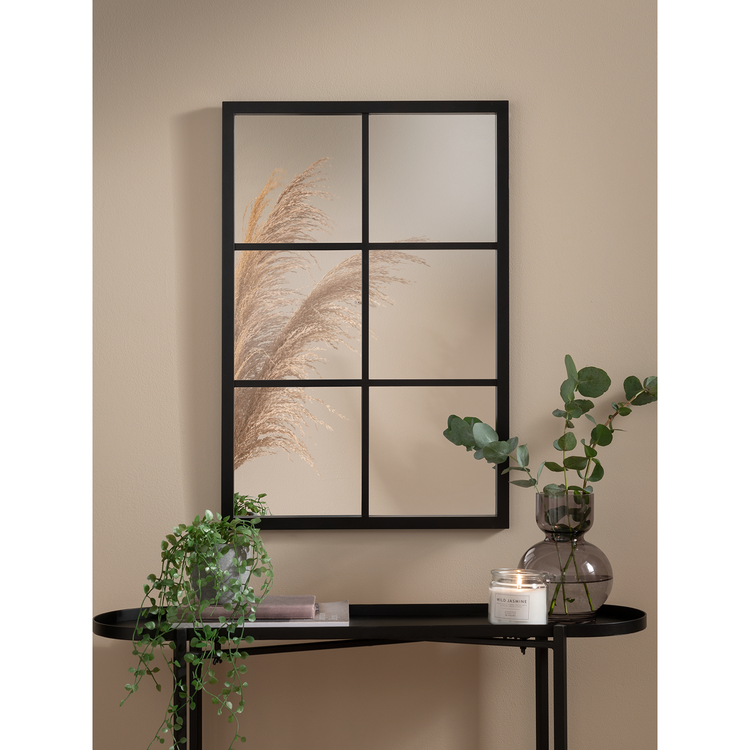 George Black Window Mirror