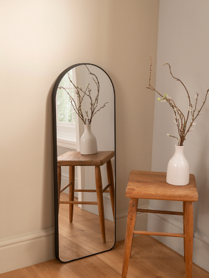 Black Arched Mirror Home at ASDA