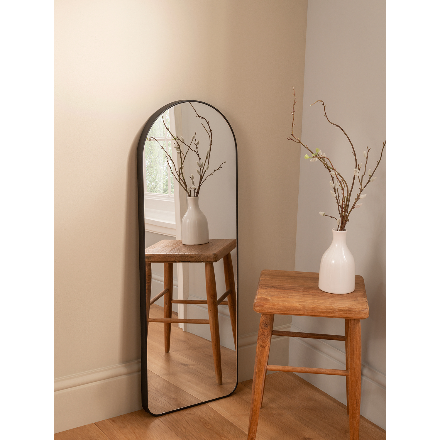 George Black Arched Mirror