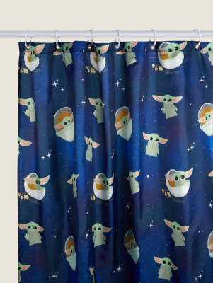 Star Wars Mandalorian Baby Grogu™ Shower Curtain Home at ASDA