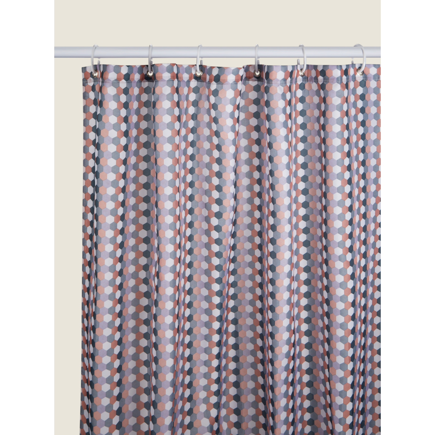 George Multi Serenity Dot Shower Curtain