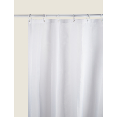 George Home White Shower Curtain