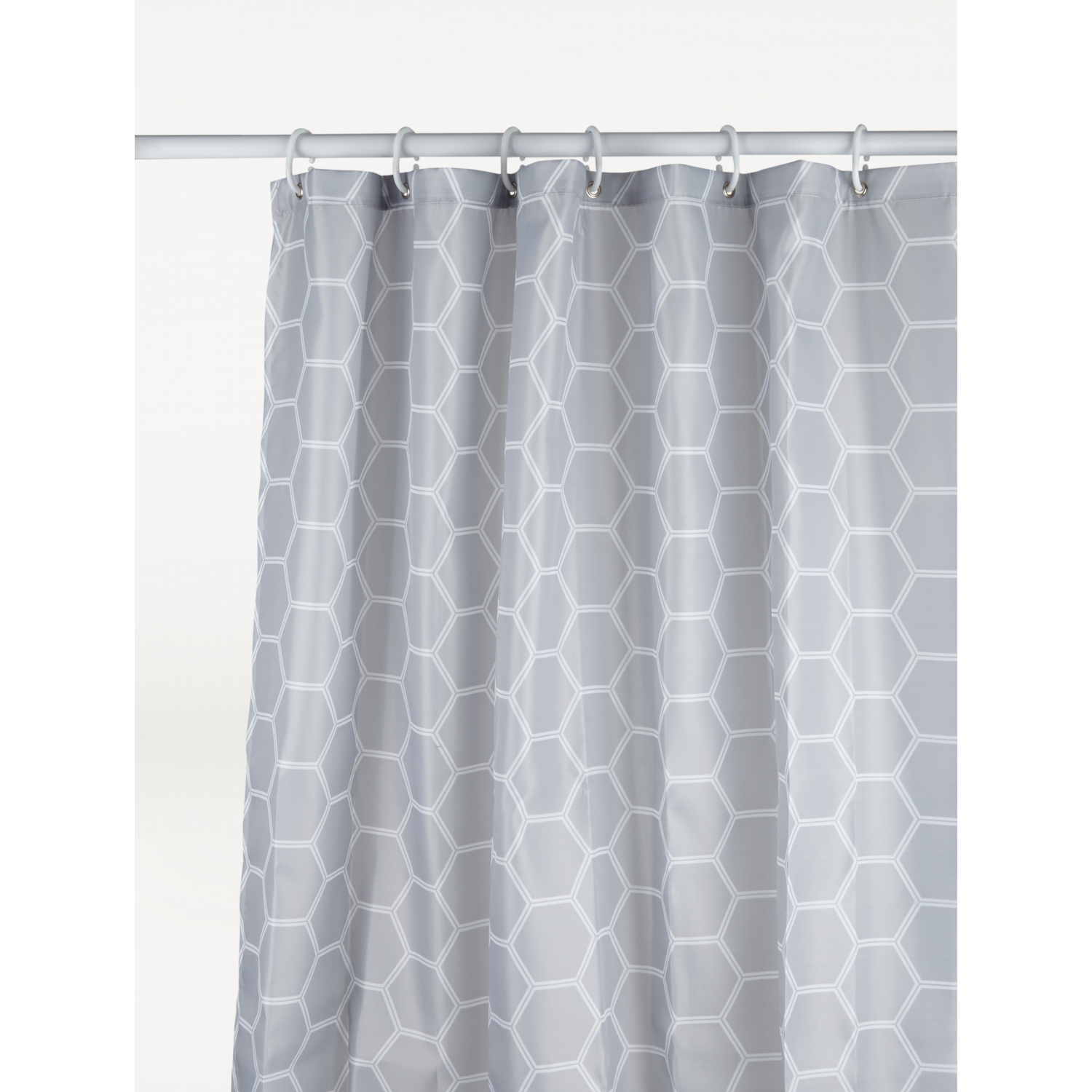 George Grey Honeycomb Shower Curtain