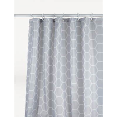 George Grey Honeycomb Shower Curtain