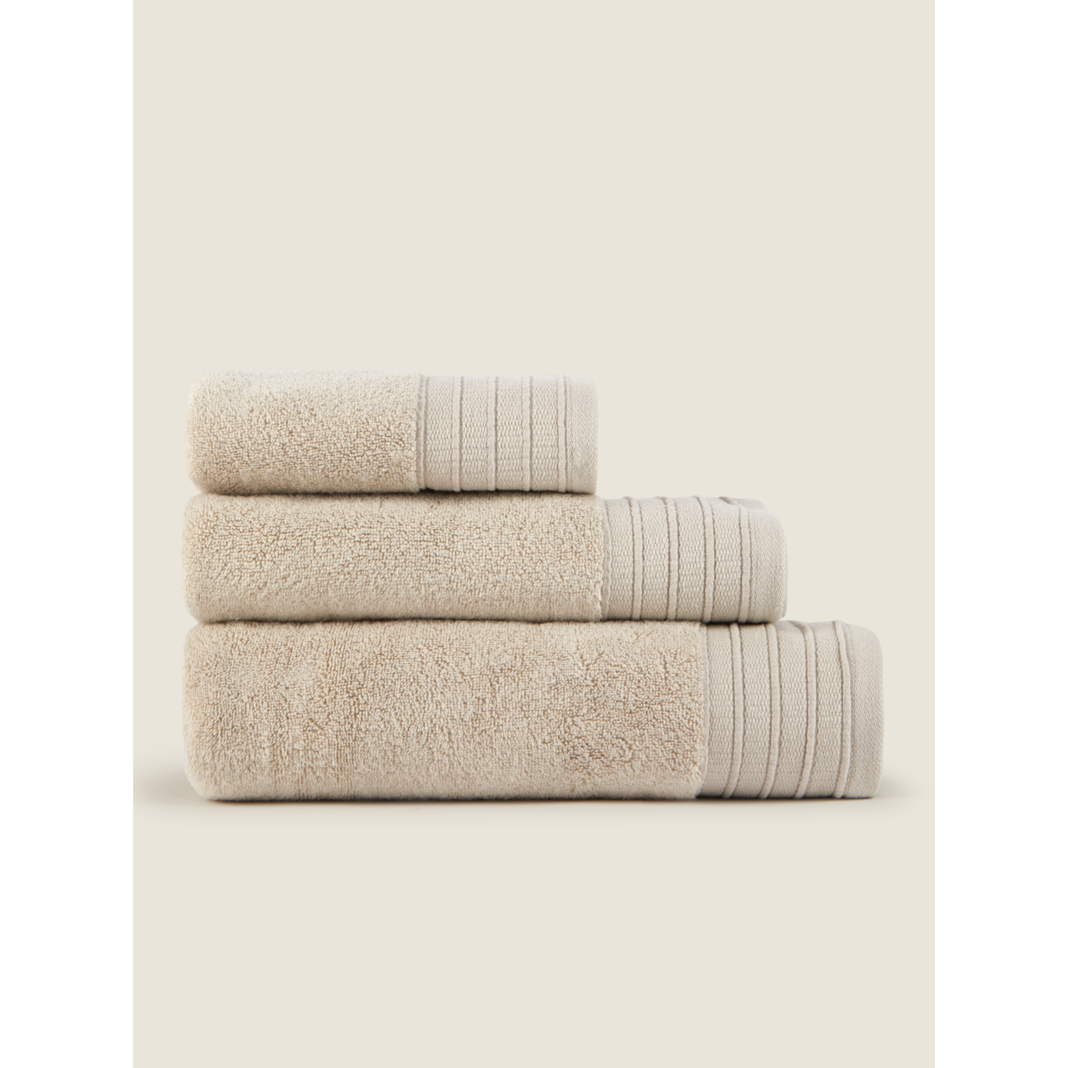 George Natural Bamboo Towel Range