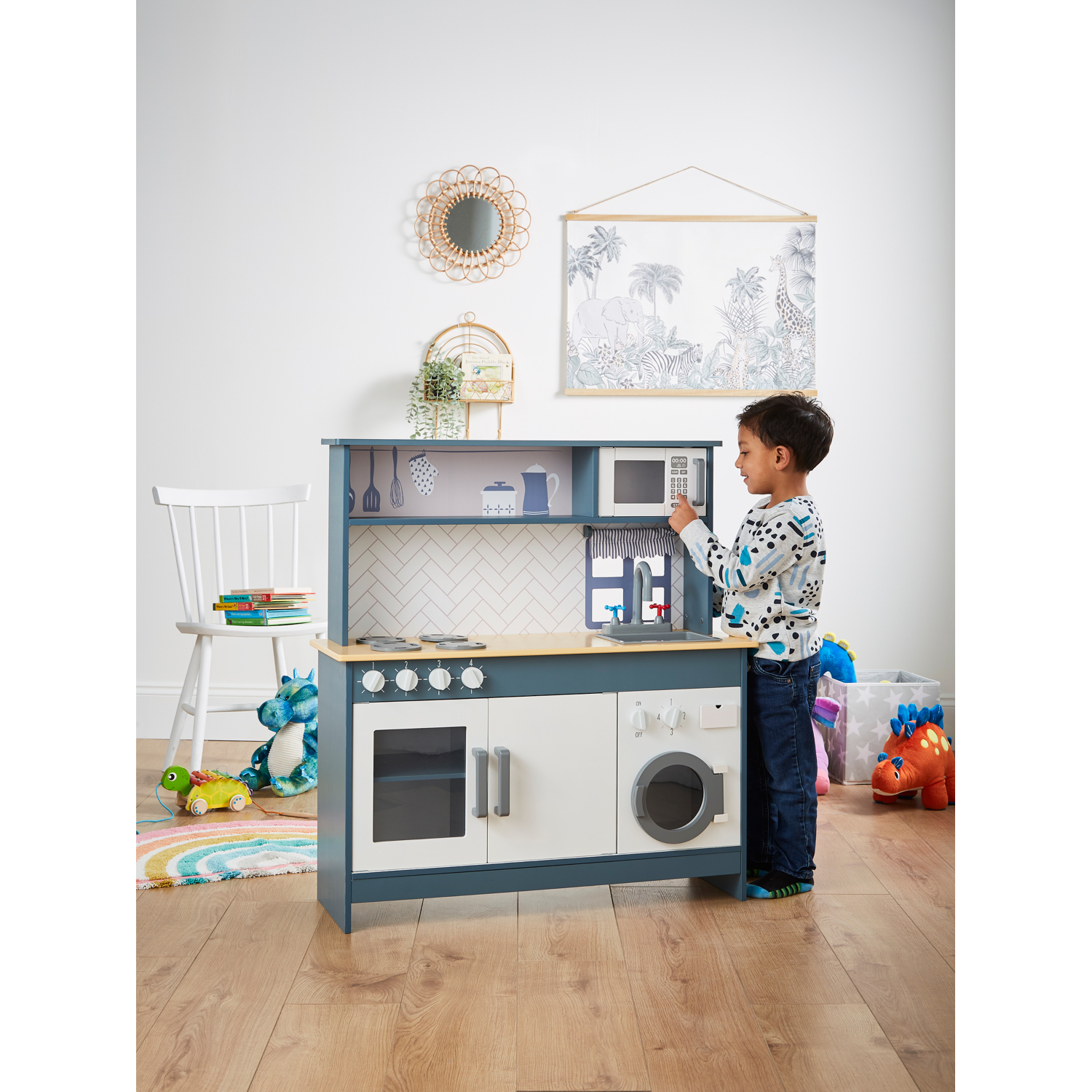 George Multi Blue Triple Kitchen