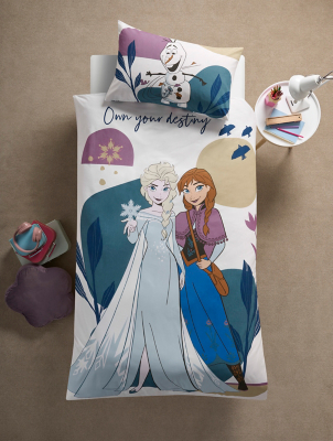 Disney Frozen Elsa Easy Care Duvet Set Home at ASDA
