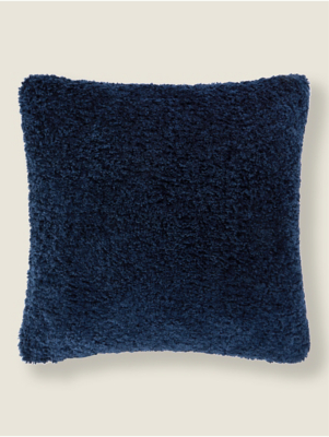 Navy Cushion Home at ASDA