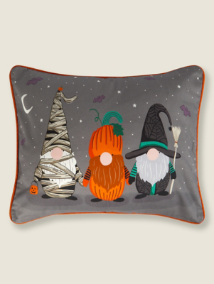 Grey Halloween Gonks Cushion Home at ASDA