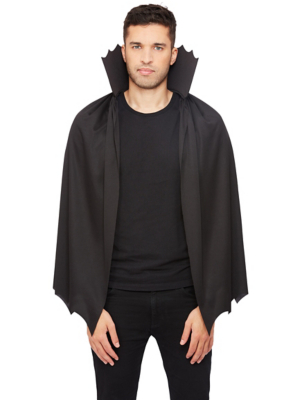 Black Halloween Cape Halloween at ASDA